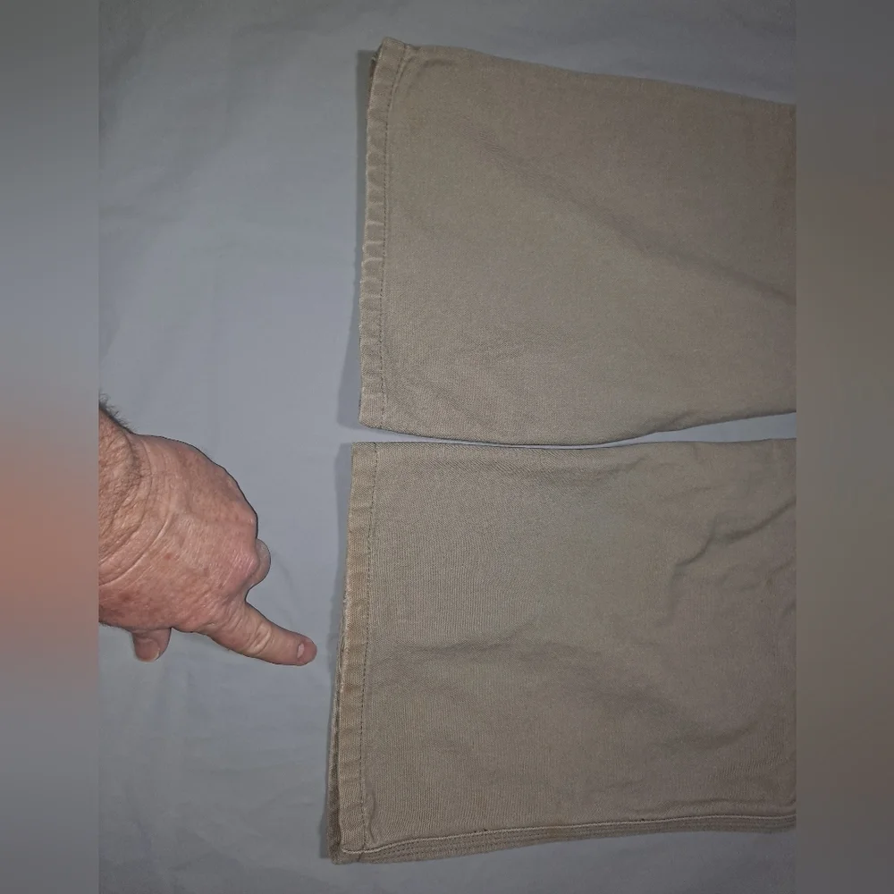Carhartt Vintage Carpenter Work Pants 42x30 actual 42x29 Tan Slightly Distressed